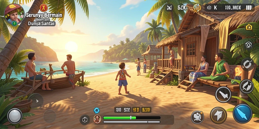 Tampilan gameplay yang menyenangkan di dalam 5ZK.