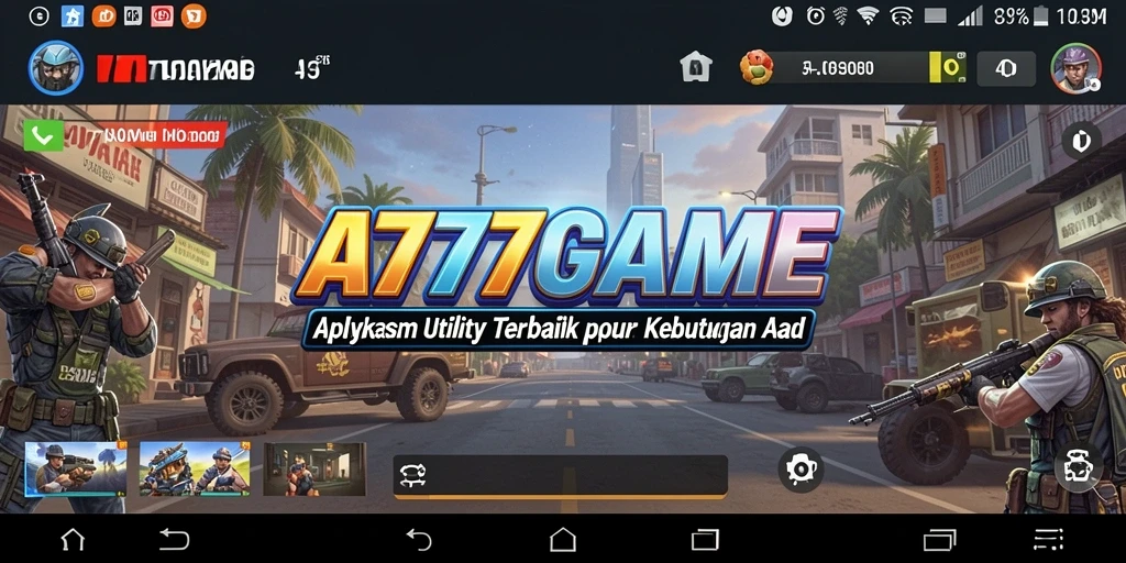 Tampilan antarmuka A777GAME yang intuitif dan mudah digunakan.
