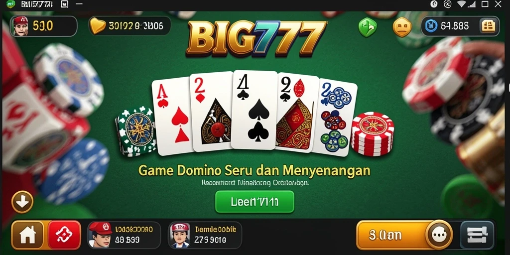 Tampilan gameplay Domino yang menarik dan interaktif.