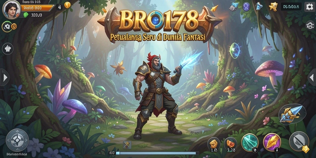 Screenshot utama BRO178 menampilkan karakter utama dalam aksi petualangan yang mendebarkan.