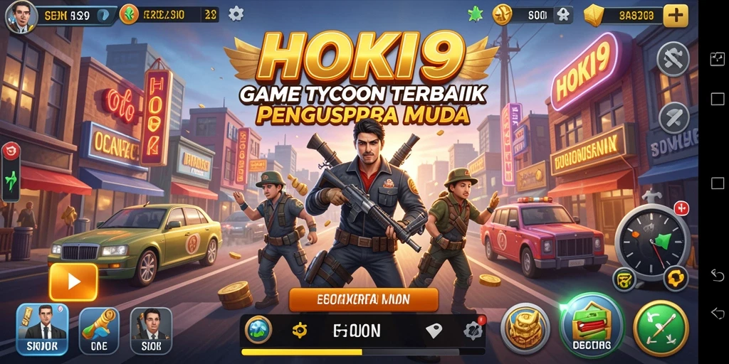 Tampilan gameplay HOKI9 dengan grafis yang menarik dan strategis.