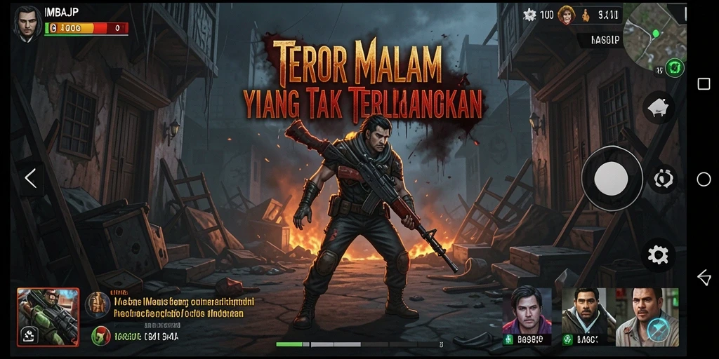 Gameplay menyeramkan di IMBAJP dengan suasana mencekam.