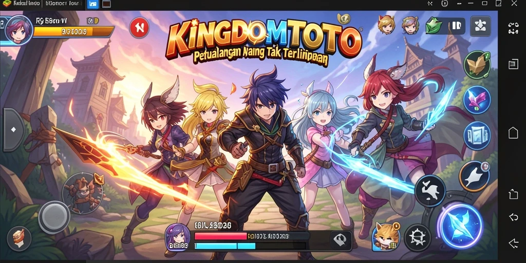 Tampilan menawan dari gameplay KINGDOMTOTO yang penuh aksi.