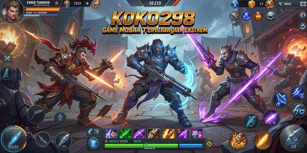 Tampilan gameplay mendebarkan dalam KOKO288 dengan karakter beragam.