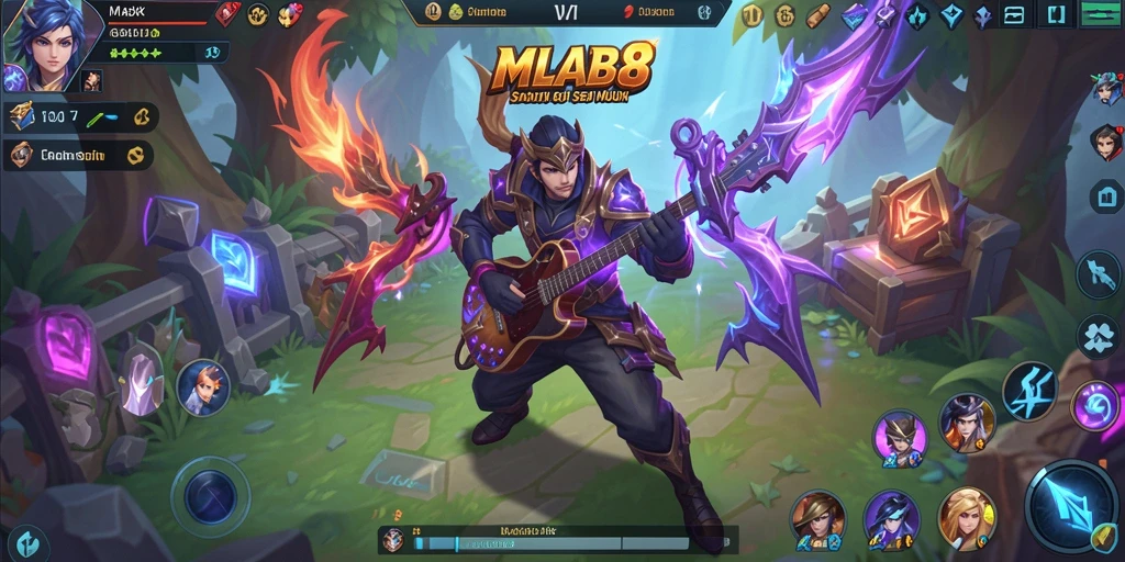 Gameplay seru MLBB8 dengan berbagai lagu menarik.