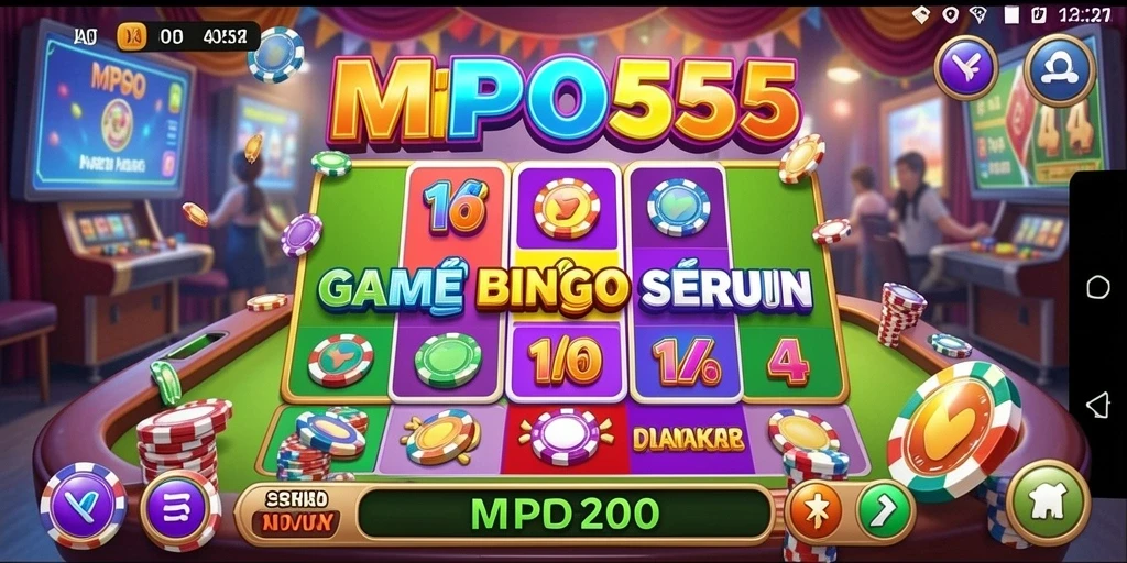 Tampilan gameplay MPO555 dengan aksi seru bermain Bingo.