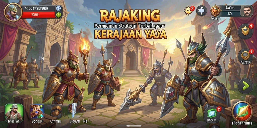 Screenshot RAJAKING menunjukkan gameplay menarik dan interaksi antar pemain.