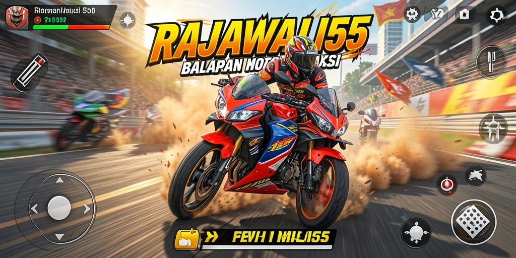 Screenshot gameplay seru dari RAJAWALI55 dengan grafis memukau.