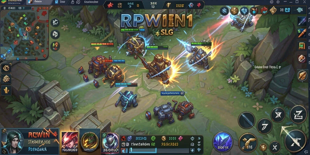Tangkapan layar dari gameplay RPWIN1 yang menarik dan seru.