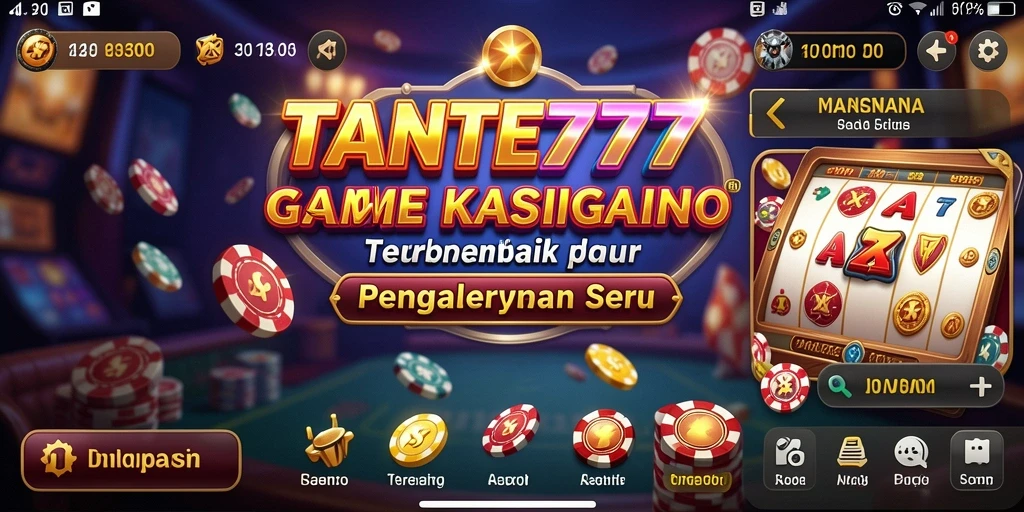 Tampilan gameplay seru di TANTE777 dengan grafis menarik.