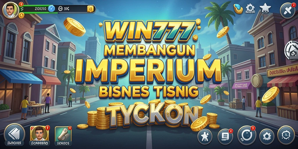Screenshot gameplay WIN777 yang menampilkan pengelolaan bisnis.